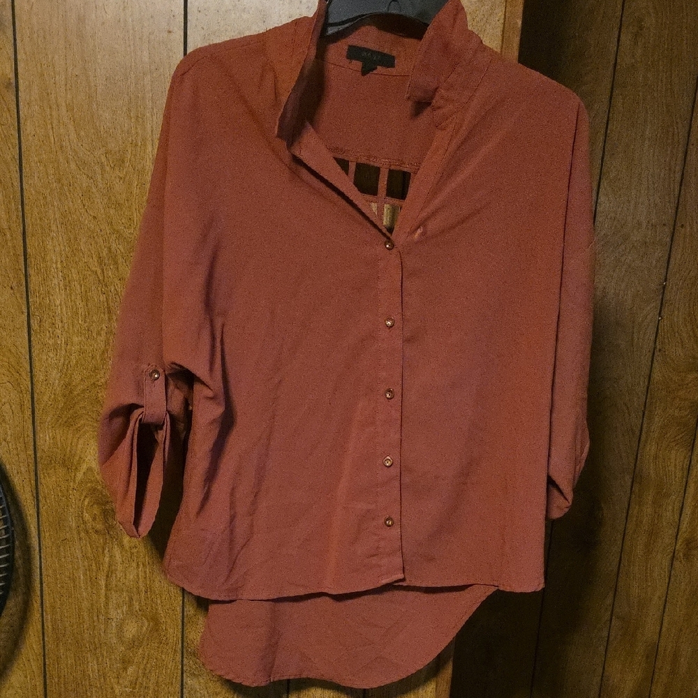 Edge Rust Button-Down Shirt - Picture 3 of 4